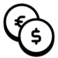 Dollar Euro Exchange icon