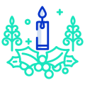 Christmas Candle icon