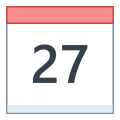 Calendar 27 icon