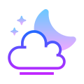 구름 조금 밤 icon