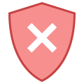 Delete Shield icon