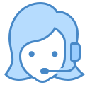 온라인 지원 icon