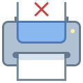 Drucker ohne Papier icon