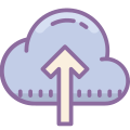 Zur Cloud hochladen icon