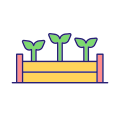 Bed With Seedlings icon