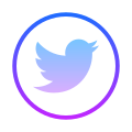 Twitter eingekreist icon