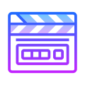 Clapperboard icon