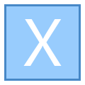 Coordonnée X icon