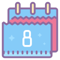 Calendário 8 icon