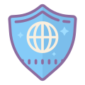 Escudo de internet icon