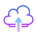 Zur Cloud hochladen icon