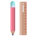 Pencil And Ruler icon