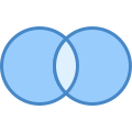 Mengendiagramm Symmetrische Differenz icon