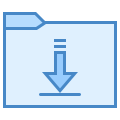 Dossier des téléchargements icon