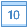 Calendário 10 icon