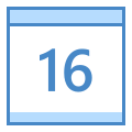 Calendário 16 icon