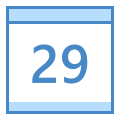 Calendário 29 icon