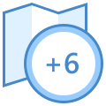 Часовой пояс +6 icon