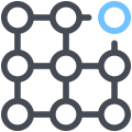 Blockchain Grid icon