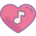 Musik-Herz icon