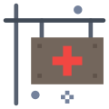 Hospital Sign icon