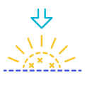 Le coucher du soleil icon