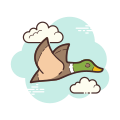 canard volant icon