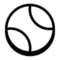 Теннисный мяч icon