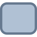 Rectangle arrondi icon