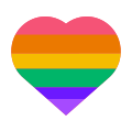 Herz Regenbogen icon
