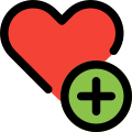 Add additional heart rate reading logotype for smartwatches icon