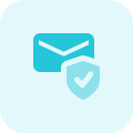 Online mail security icon