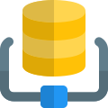 Multiple connection of database server for large memory storage icon