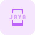 Java operating system on a cell phone icon