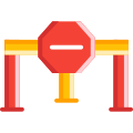 road block icon