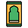 prayer mat-mat-islam-muslim icon