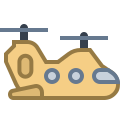 helicóptero duplo icon