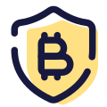 ビットコインで保護された icon