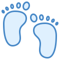 Pieds de bébé icon