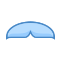 Chevron Mustache icon