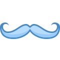 Moustache en croc icon