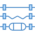 Barre à disques de musculation icon