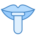 Забор слюны для тестов icon