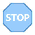 Stoppschild icon