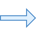 Flecha derecha larga icon