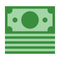 Stapel Geld icon