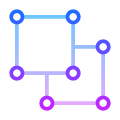 그룹 해제 개체 icon