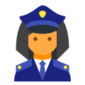 poliziotto-femmina-tipo-pelle-3 icon