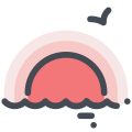 日没 icon