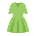 Vestito verde icon